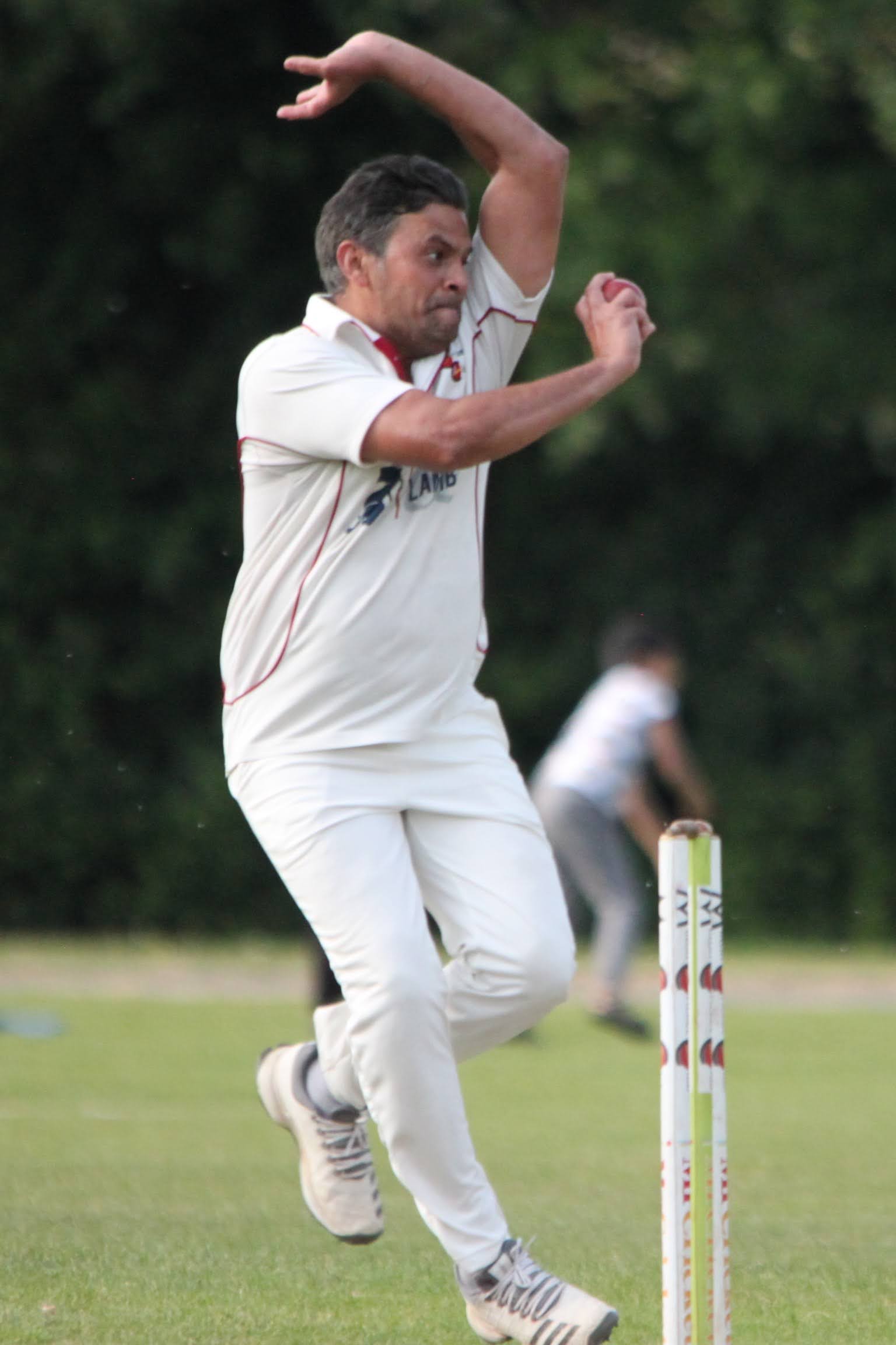Shyam bowling